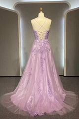 Elegant promen kjole a-line blonder applikerer søt 16 festkjole