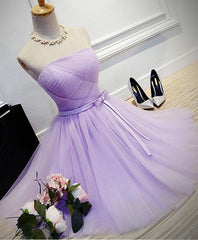 Party Dress Pattern, Cute A Line Tulle Short Prom Dress, Bridesmaid Dress