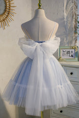 Wedding Invitations, Cute Spaghetti Strap Lace Short Party Dresses, A-Line Evening Dresses
