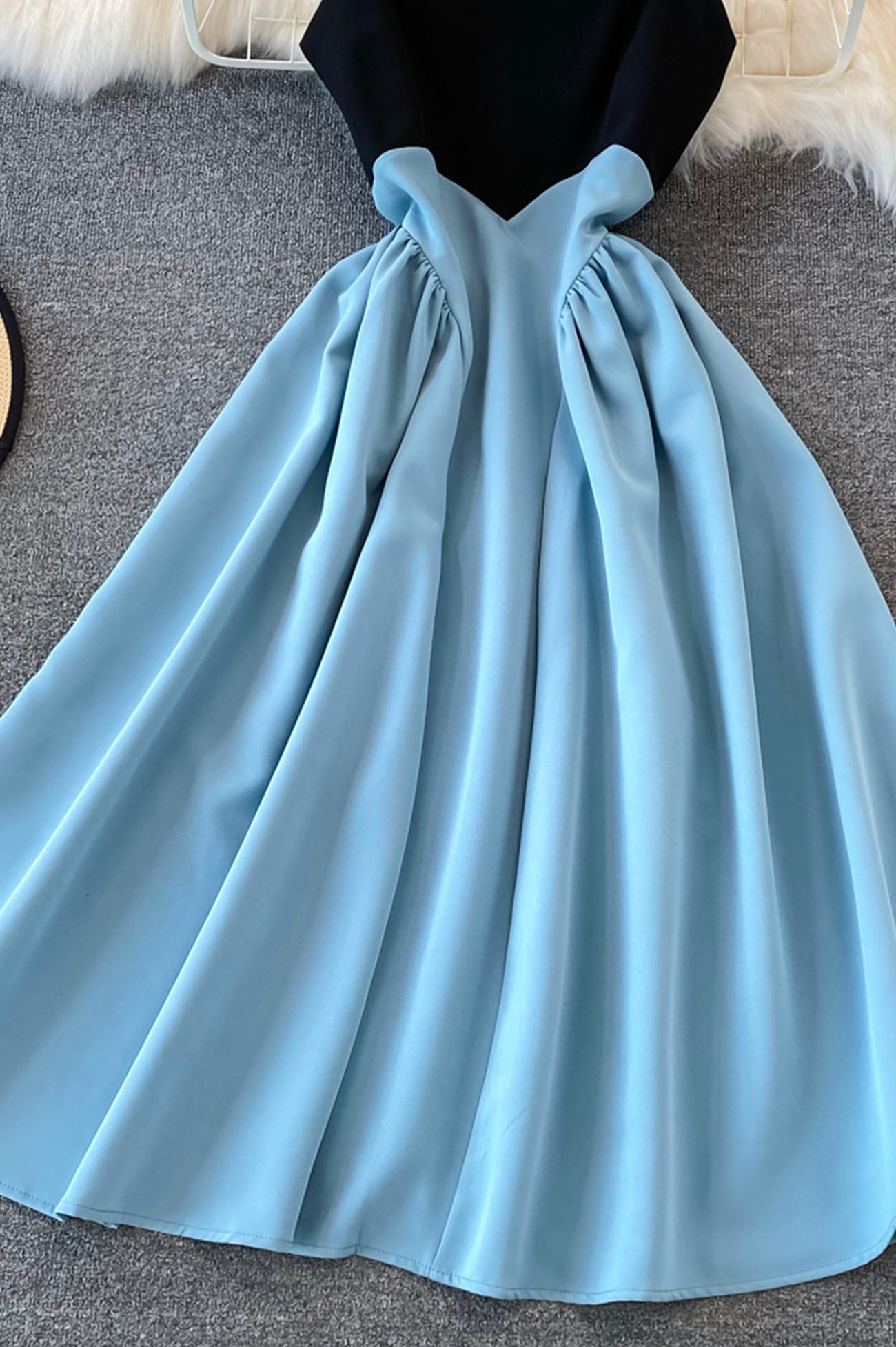 Homecoming Dresses Blue, Blue A-Line Short Dress