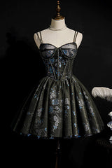 Party Dress Vintage, Stunning Sweetheart Lace-Up A-Line Short Homecoming Dress