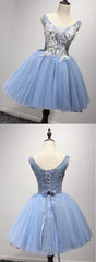 Bridesmaids Dresses Color Schemes, Luxurious A-line Straps Knee Length Short Tulle Homecoming Dresses