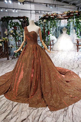 Evening Dress Ideas, Big Prom Dresses One Shoulder Lace Up Back Sequins Beads Quinceanera Dresses