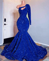 Formal Dress Shops Near Me, Blue sequin mermaid prom dresses, shimmery African women party dresses