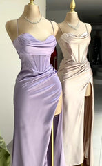 Prom Dress Near Me, Lilac Long Prom Dresses Party Evening Gowns