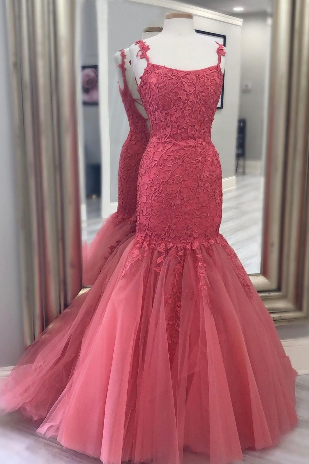 Prom Dresses Off The Shoulder, Mermaid Lace Long Prom Dresses, Lace Backless Evening Party Dresses