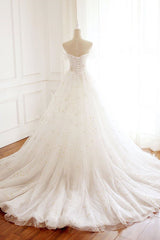 Prom Dresses On Sale, Princess Off the Shoulder White Long Prom Dress with Lace-up Back