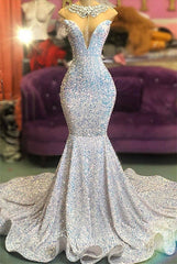 Evening Dresses 90026, Glamorous Sequins Mermaid Long Evening Prom Dress Online