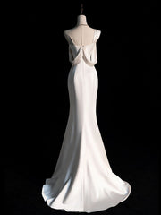 Simple  Prom Dresses, Mermaid Wedding Dress