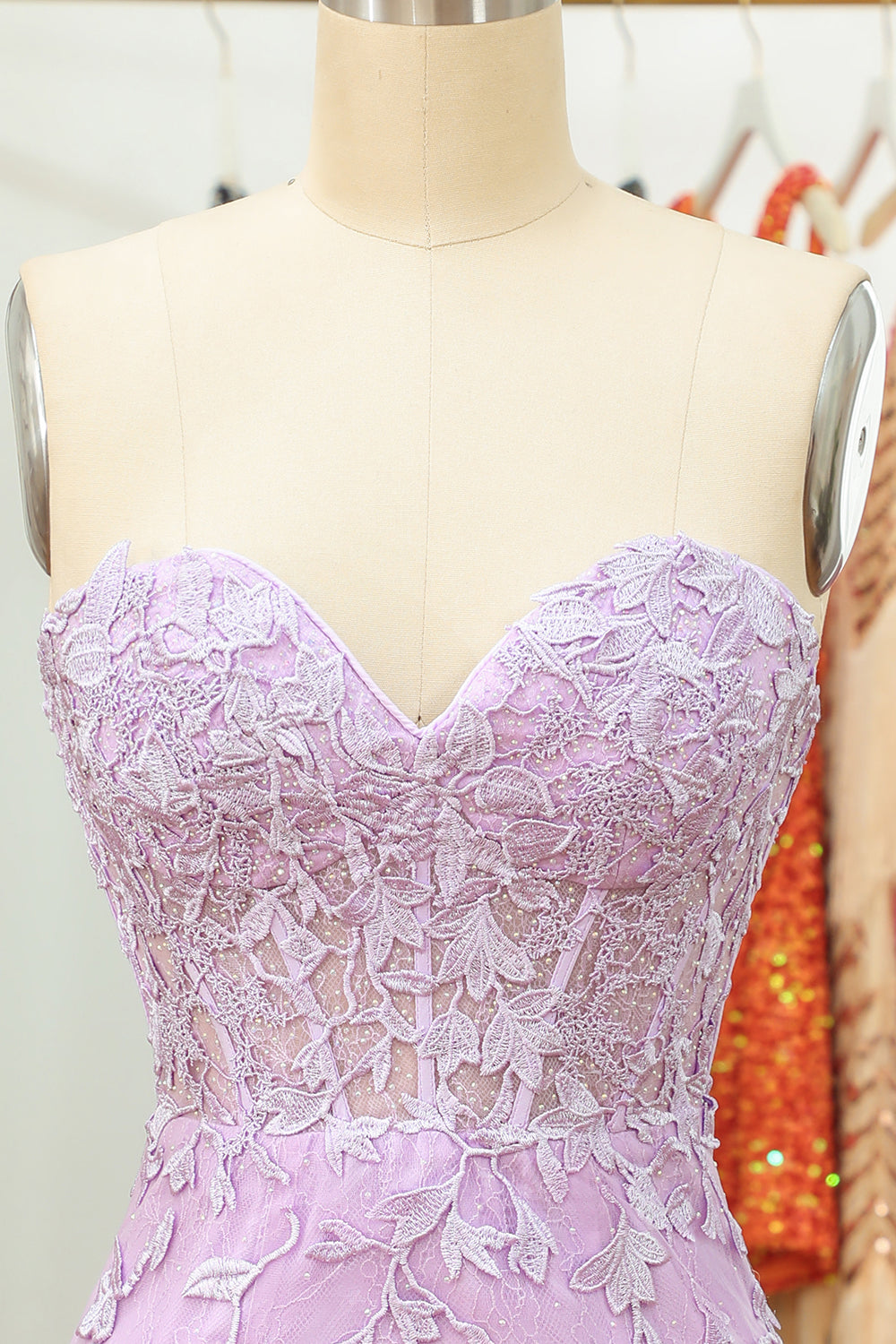 Nice Dress, Purple Lace Tight Short Hoco Dress