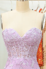 Nice Dress, Purple Lace Tight Short Hoco Dress