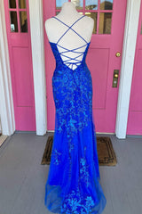 Prom Dresses Prom Dressprom Dress Prom Dresses, Royal Blue Mermaid Prom Dress with Appliques