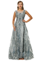 Homecomeing Dresses Short, A-line Cap Sleeve Jewel Appliques Lace Floor-length Prom Dresses