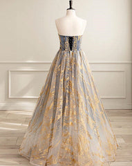 Bridesmaid Dress Colours, A-line Gradient Tulle Long Party Dress, Floor Length Prom Dress