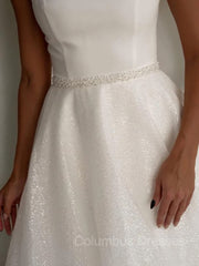 Wedding Dress Accessory, A-Line/Princess Square Chapel Train Wedding Dresses