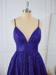 Prom Dress Boutique, A-line Spaghetti Straps Sequin Short/Mini Dress