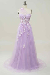 Bridesmaid Dresses Color Palette, A-line Strapless Tulle Applique Long Prom Dress