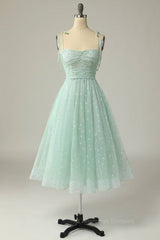 Bridesmaid Dresses For Winter Wedding, Agave A-line Tie Bow Straps Applique Pleated Mini Homecoming Dress