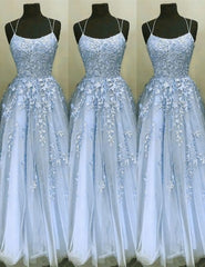 Prom Dresses Prom Dresses, Baby Blue Prom dress,Long Tulle Formal Dress Party Gown,Graduation Dresses