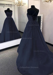 Party Dress Quick, Ball Gown Scoop Neck Long/Floor-Length Tulle Prom Dress