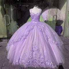 Bridesmaid Dressing Gown, Ball Gown Sweet 16 Dress Princess Quinceanera Dresses Lace Appliques Sweet 15 Party Prom Ball Gowns
