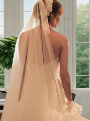 Wedding Dress Elegant, Ball Gown Sweetheart Sweep Train Organza Wedding Dresses With Leg Slit