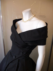Party Dress In Store, Black Prom Dress,Off The Shoulder Prom Dress,Bodice Prom Dress,Fashion Prom Dress