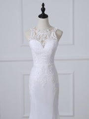 Wedding Dresses Couture, Precious Spaghetti Strap Lace Mermaid Wedding Dress