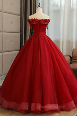 Homecoming Dress Lace, Burgundy tulle lace long prom dress burgundy tulle formal dress