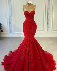 Prom Dresse Princess, Prom Dresses, Lace Prom Dresses, Red Prom Dresses, Evening Dresses