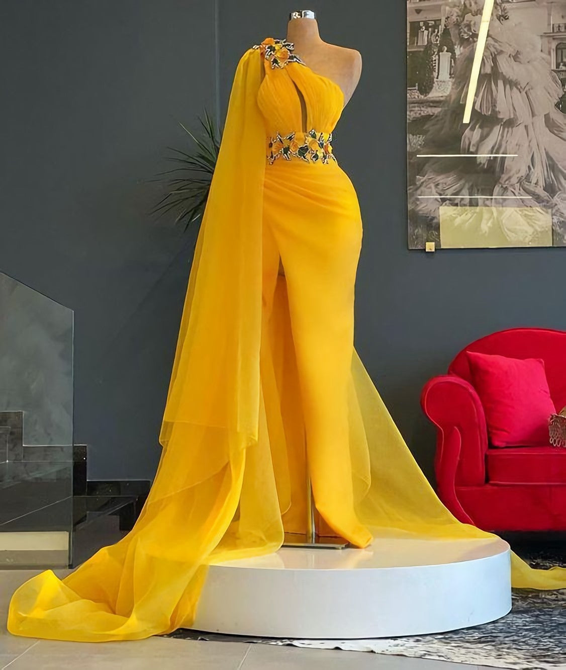Prom Dresses Boutique, Yellow Long Prom Dresses