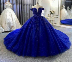 Prom Dress For Short Girl, Ball Gown Long Prom Dresses, Evening Gowns