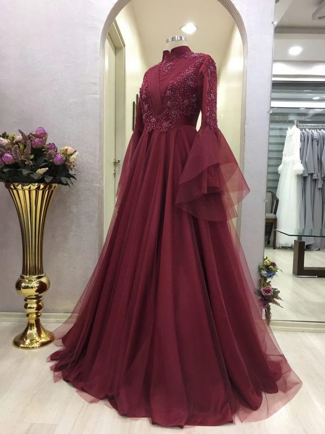 Semi Formal Dress, Princess Party Gown Sweet 16 Formal Prom Dress