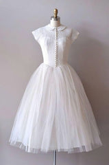 Prom Dress Shopping Near Me, Vintage White Homecoming Dress
