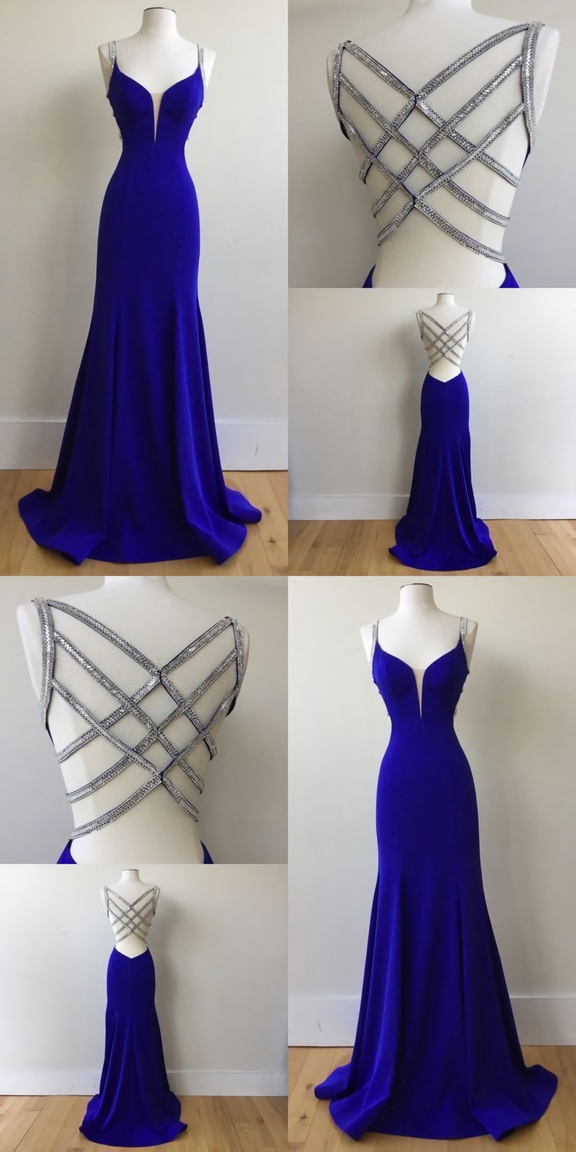 Prom Dress Classy, Royal Blue Prom Dress, For Teens Prom Dresses, Graduation School Party Gown
