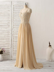 Party Dresses Purple, Champagne Sweetheart Neck Beads Long Prom Dress Evening Dress
