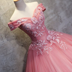 Party Dresses 2024, Charming Ball Gown Off-The-Shoulder Tulle Sweet 16 Dress, Quinceanera Dress