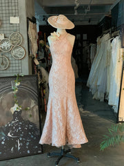Wedding Dress Cost, Classic Vintage Lace Floor Length Mermaid Wedding Dress