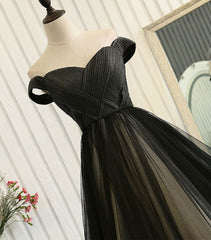 Party Fitness, Custom Made  Tulle  Off Shoulder Long Prom Dress, Evening Dress