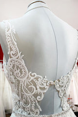 Wedding Dresses Shopping, Elegant Long A-line Princess Tulle Sweetheart Ruffles Wedding Dress