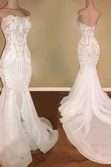Wedding Dress Color, Elegant Long Mermaid Sweetheart Sequins Wedding Dress