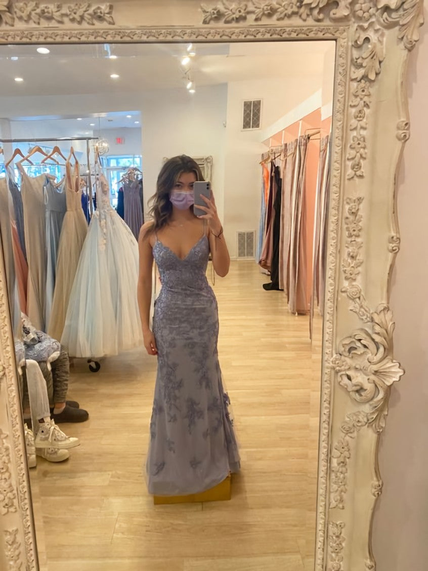 Formal Dresses 2028, Elegant Mermaid Spaghetti Straps Lace Prom Dress,Charming Evening Dress