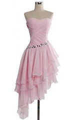Elegant Dress For Women, mismatched prom dress pink prom dress chiffon prom dress cheap prom dress party dresses