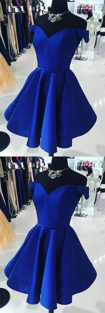 Prom Dresses Sweetheart, Short Royal Blue Prom Dress, Homecoming Dress, Back To Schoold Party Gown