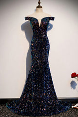 Prom Dress Prom Dresses, Glitter sequins evening dress,Mermaid Long Prom Dress,Maxi Dresses