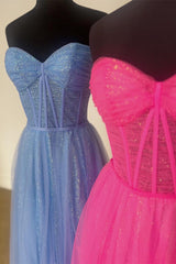 Prom Pictures, Glitter Sweetheart Sheer Corset A-Line Long Prom Dress
