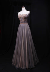Party Dress Stores, Gorgeous Tulle Sweetheart Long Prom Dress, New Party Dress