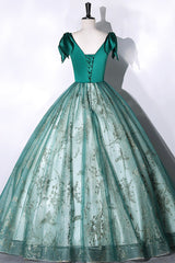 Bridesmaid Dress Color Schemes, Green Satin Tulle Long Prom Dress, Elegant A-Line Formal Dress