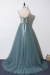 Prom Dresses Prom Dressprom Dress Prom Dresses, Green sweetheart tulle lace long prom dress green formal dress