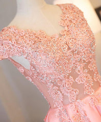 Bodycon Dress, Custom Made V Neck Lace Long Prom Dress, Lace Evening Dress